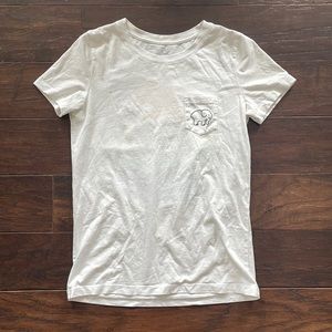 White With Rainbow Ivory Ella Shirt